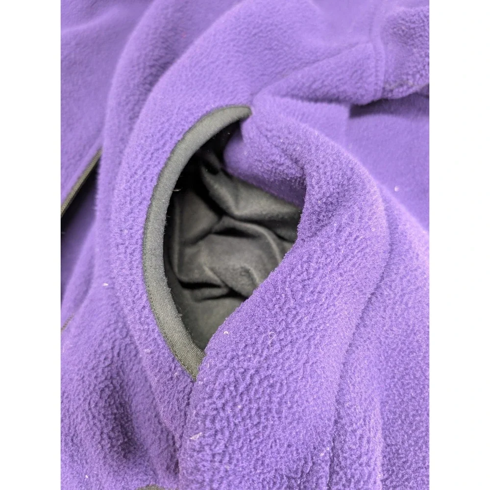 Vintage Speedo Purple Fleece Jacket Mens Small‎ Full Zip Athletic Outdoor